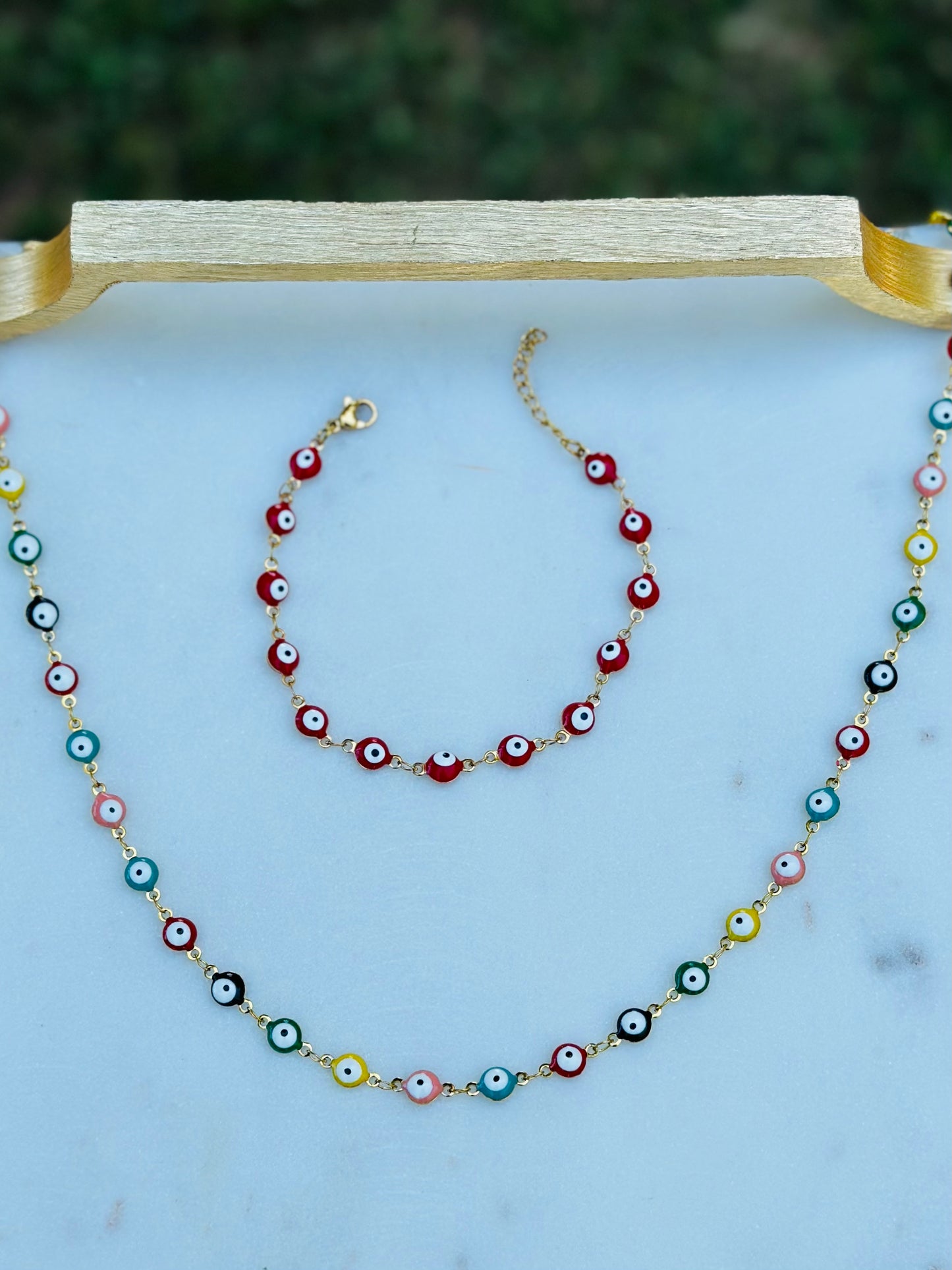 RAINBOW EYE NECKLACE