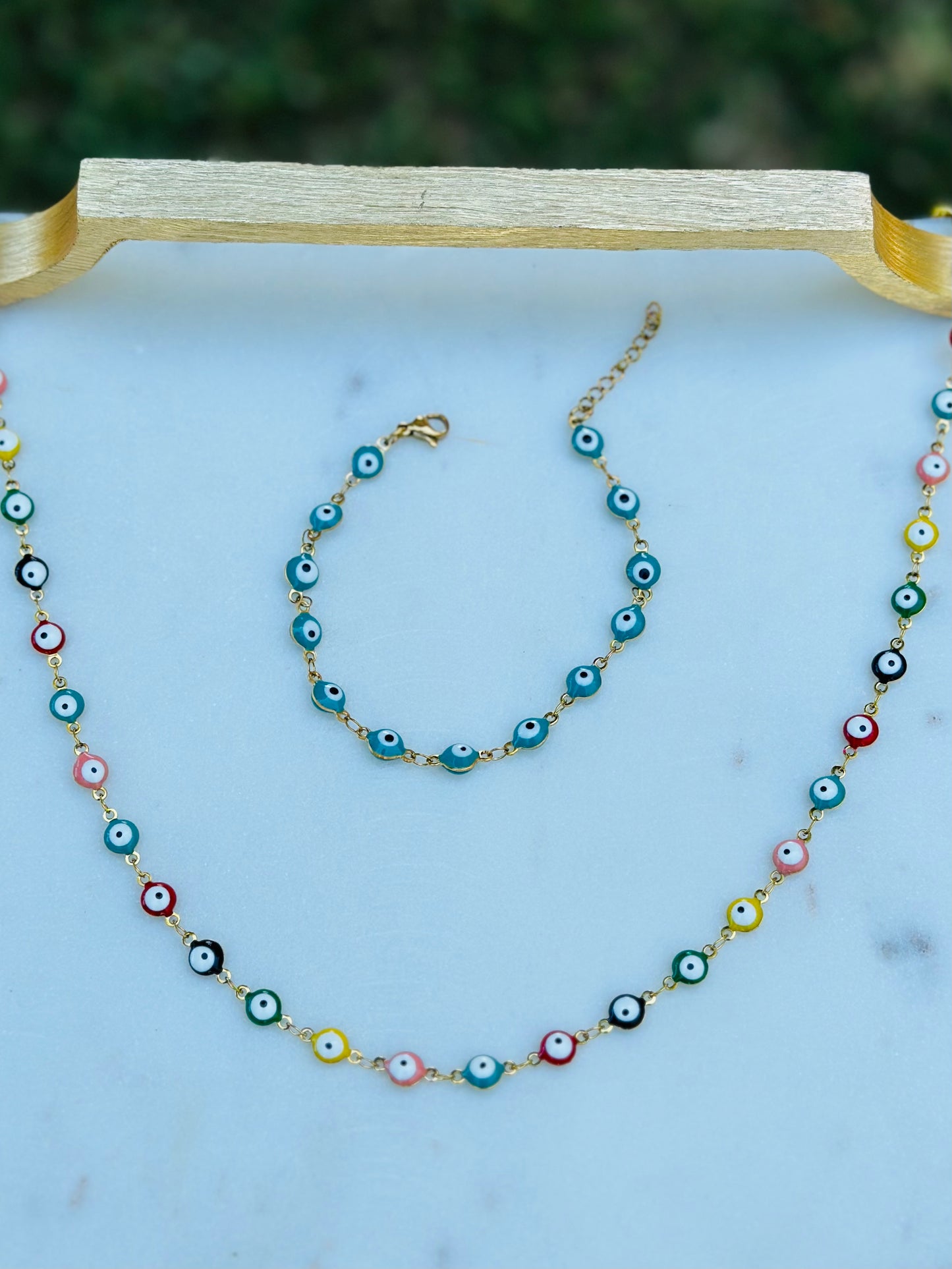 RAINBOW EYE NECKLACE