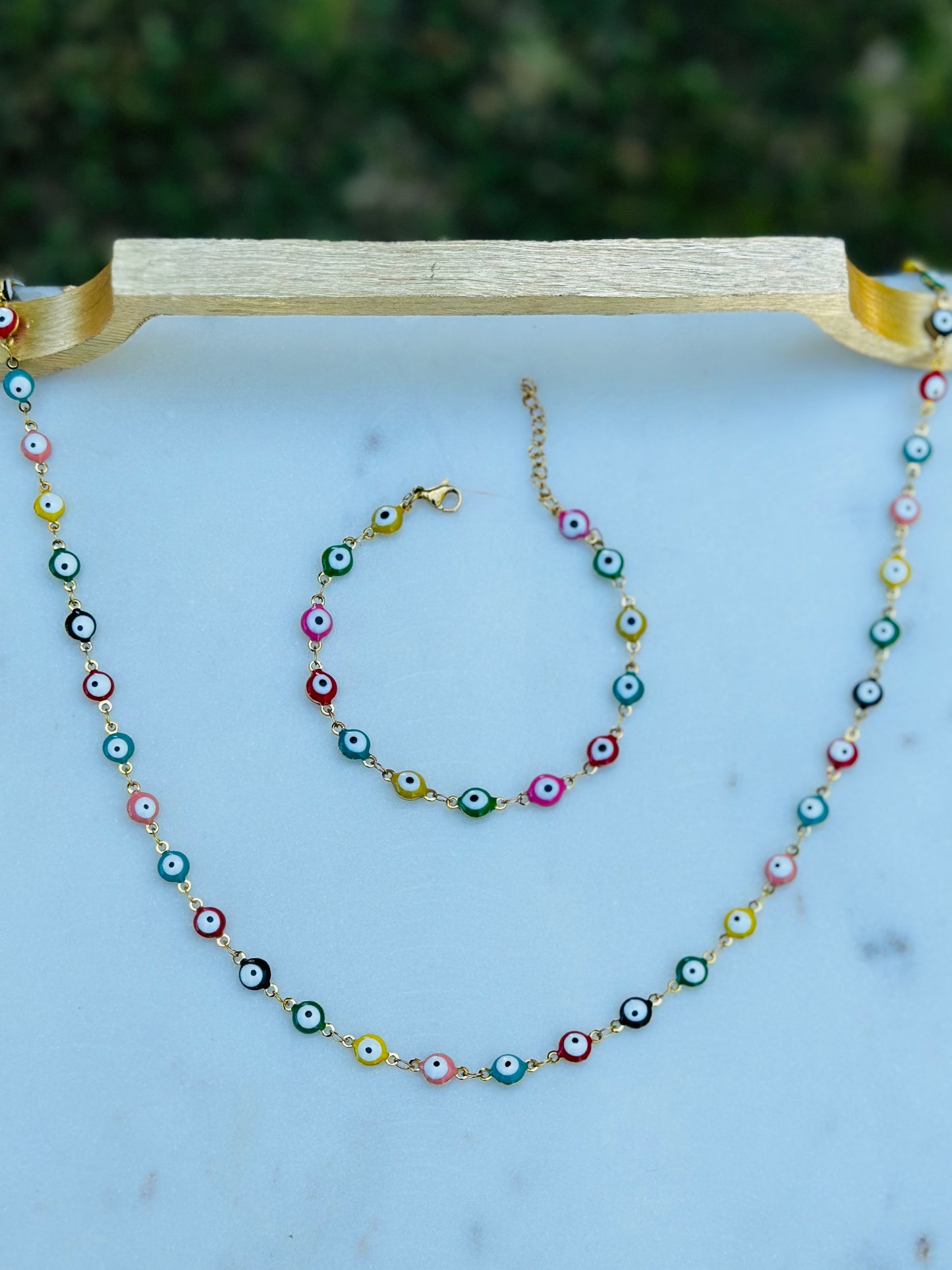 RAINBOW EYE NECKLACE