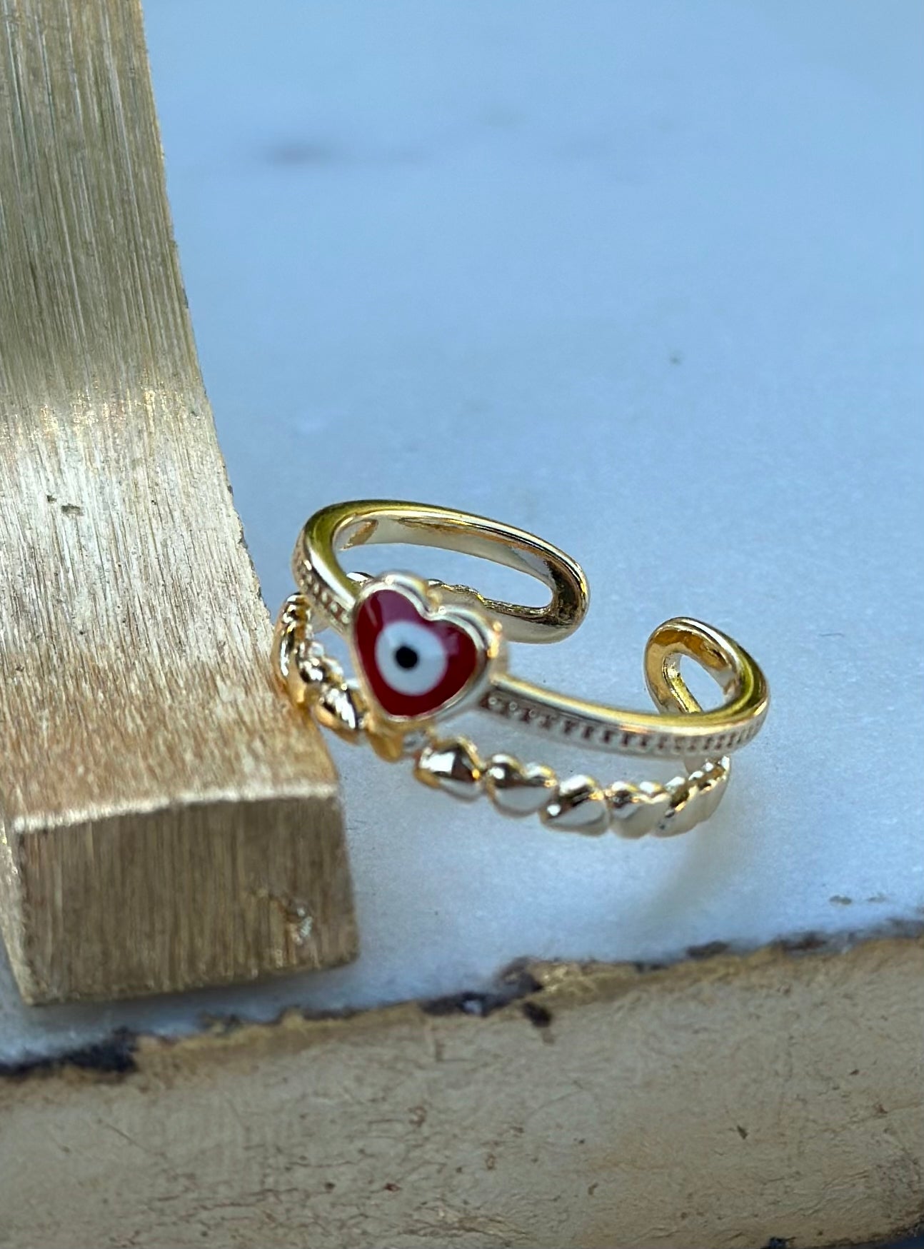 RED HEART RING